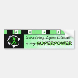 Voiture Autocollant de pare-chocs Surviving Lyme Disease S