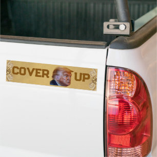 Voiture Autocollant de pare-chocs Trump Cover Up