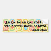Autocollant de rémission de Kahlil Gibran