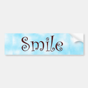 Voiture autocollant de Sourire-pare-chocs