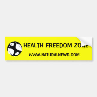 Voiture Autocollant de zone de liberté de santé