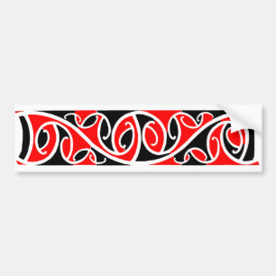 Voiture Autocollant maori du motif 6 de Kowhaiwhai