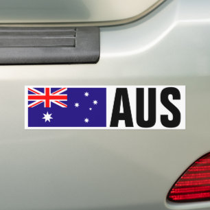 Voiture Autocollant pare-chocs australien avec code de pay