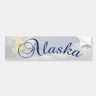 Voiture Autocollant pare-chocs de l'état de l'Alaska
