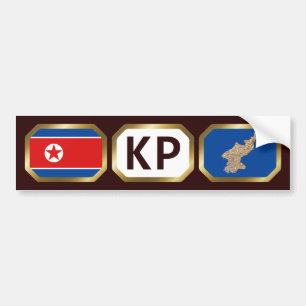 Voiture Autocollant pour pare-chocs Code Carte Drapeau de 
