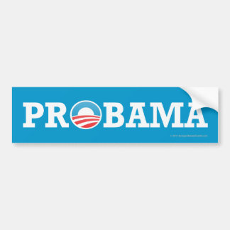 Voiture Autocollant PrObama de Pro-Obama