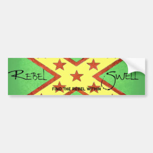 Voiture Bosse rebelle - autocollant de Bumber