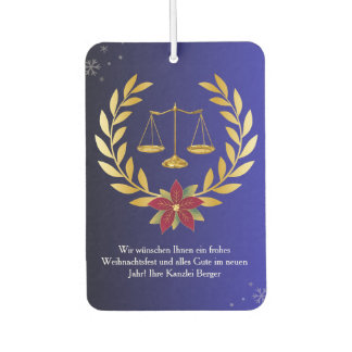 Voiture Cadeau de désodorisant pour avocat pour Noël