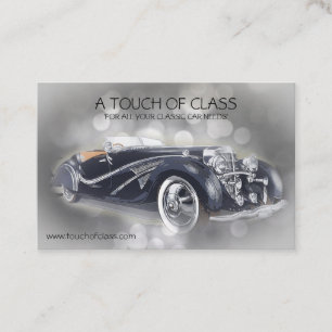 Voiture classique - Carte de visite double face