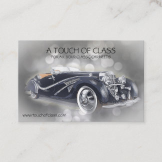Voiture classique - Carte de visite double face