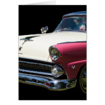 voiture classique fairlane blanc violet chrome