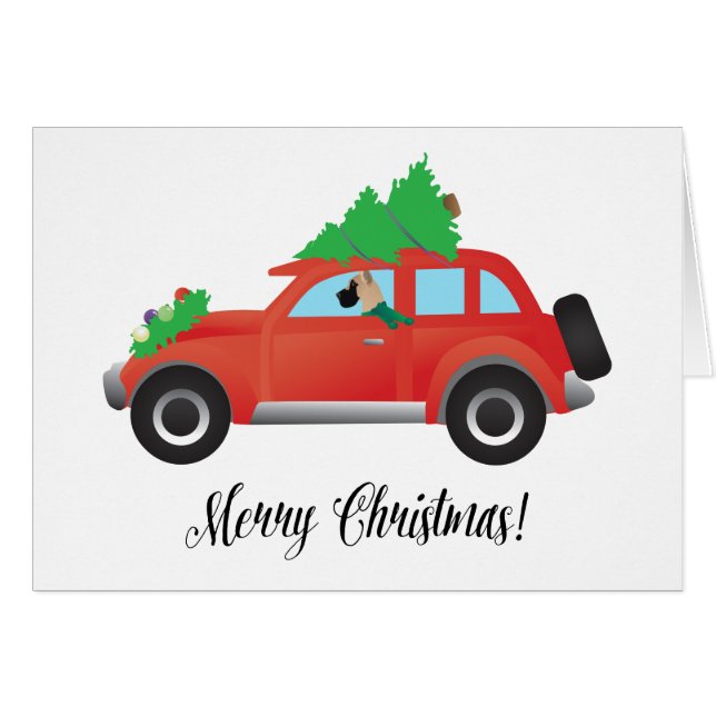 Voiture de conduite pour chien de grande taille -  (Devant horizontal)