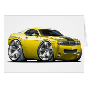 Voiture de jaune de challengeur de Dodge