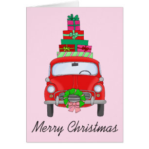 Voiture de Noël classique