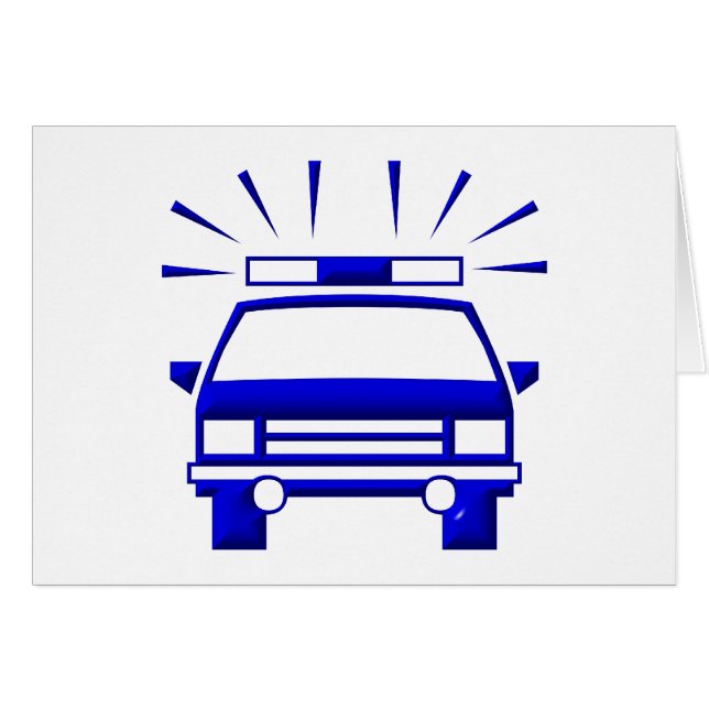 Voiture de police (Devant horizontal)