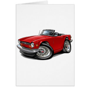 Voiture de rouge de Triumph TR6