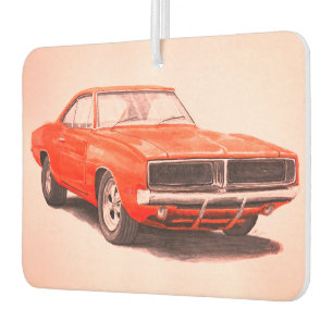Voiture Désodorisant pour la Charger Orange de 1969