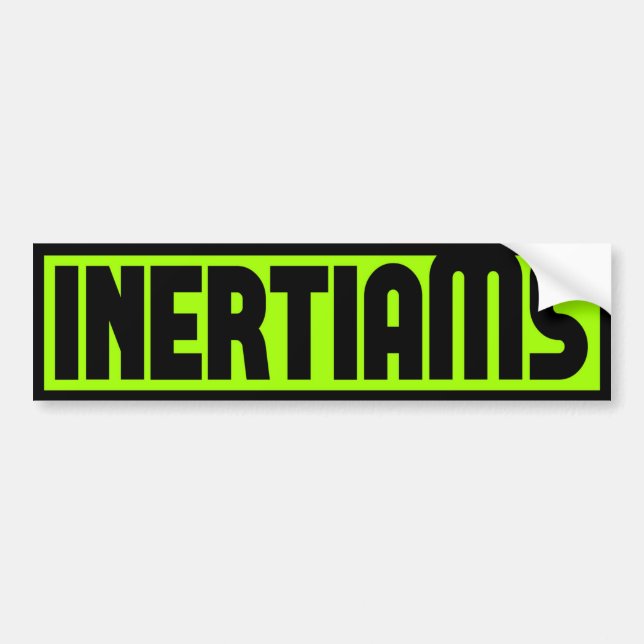 Voiture inertiaMS - autocollant de BLOC (Devant)