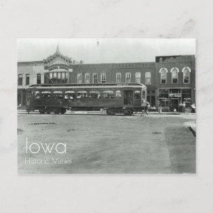 Voiture interurbaine en Ames, Iowa Carte Postale