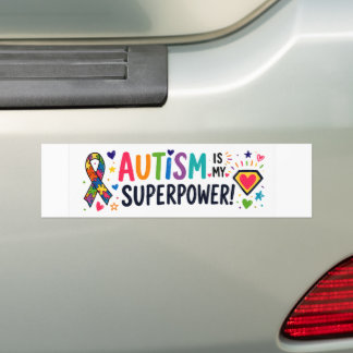 Voiture L'autisme est mon super-pouvoir Autocollant de par