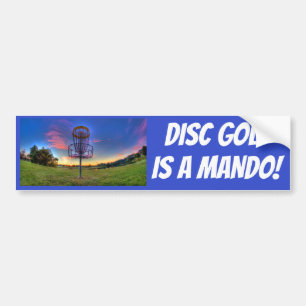 Voiture Le golf de disque est un Mando ! Autocollant
