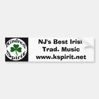 Voiture Meilleur traditionnel irlandais de NJ. Autocollant