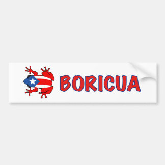 Voiture Porto Rico - autocollant de Coqui - de Boricua