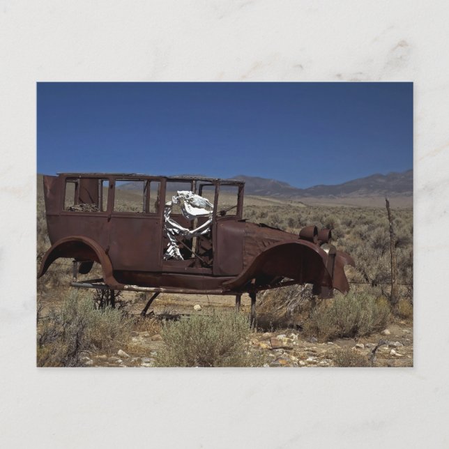 Voiture Sans Carte Postale De Nom (Devant)