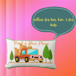 Voiture simple Roue Petit Coussin Lumbar