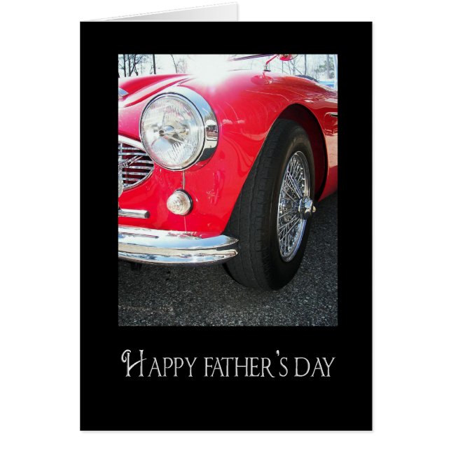 Voiture Sport vintage pour papa (Devant)