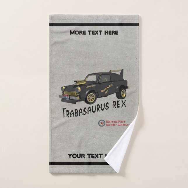 Voiture Trabant Est Allemande Personnalisée (Serviette à main)