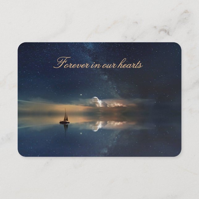 Voiture vers les cartes de prière des nuages (Dos)