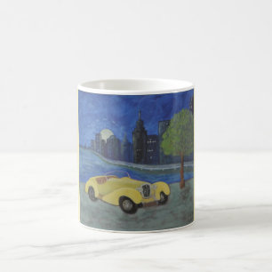 Voiture Vintage En Mug De Ville