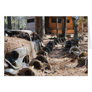 Voiture vintage, enjoliveurs, et Shack