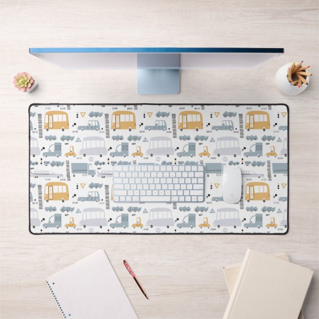 Voitures mignonnes dans le Motif de la circulation (Bureau 1)