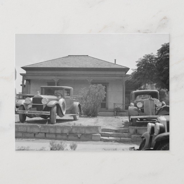 Voitures vintage en Tucson Carte postale (Devant)