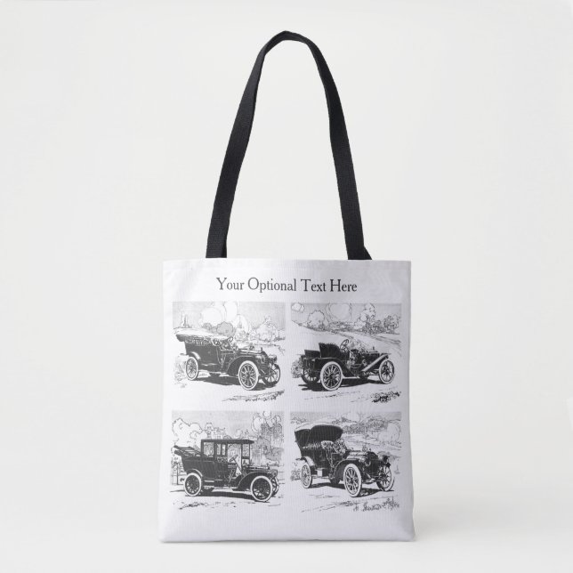 Voitures vintage sacs personnalisés (Devant)