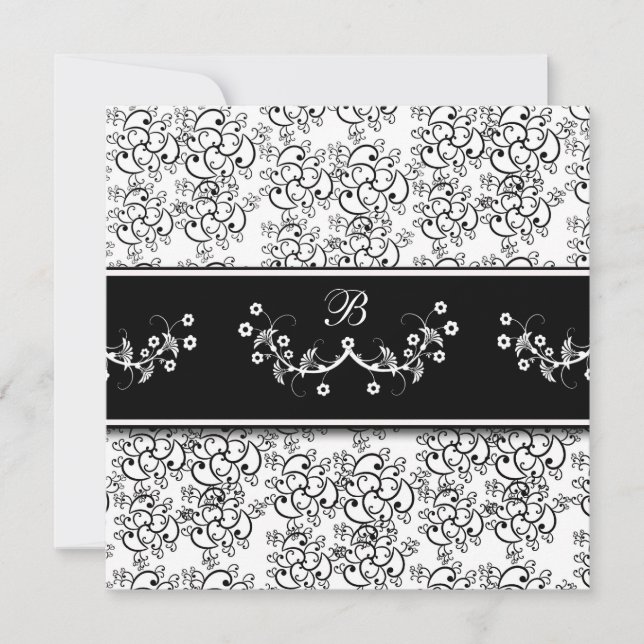 Voix de renouvellement mariage - Invitation - Mono (Devant)