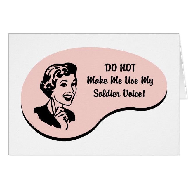 Voix de soldat (Devant horizontal)