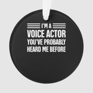 Voix-over Artist Voice intérimaire cadeau Premium