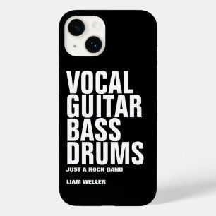 vokal, Gitarre, Bass, Schlagzeug... Rock Case-Mate iPhone Hülle