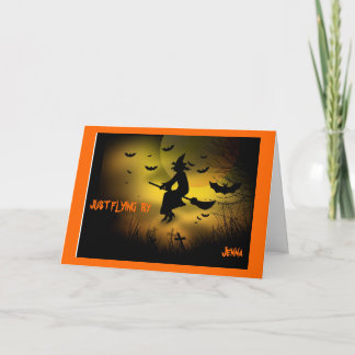 VOL DE TÉMOIN PAR CARTE HAPPY HALLOWEEN PERSONNALI