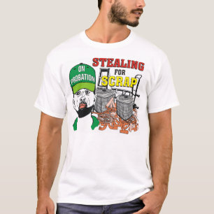 Vol drôle pour le T-shirt des hommes de chute
