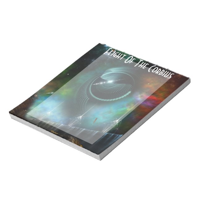 Vol Du Bloc-Notes D'Art Fractal Corbius (Tourné)