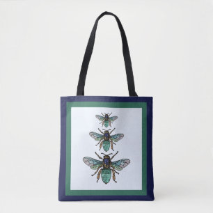 Vol du sac fourre-tout des abeilles parties scinti
