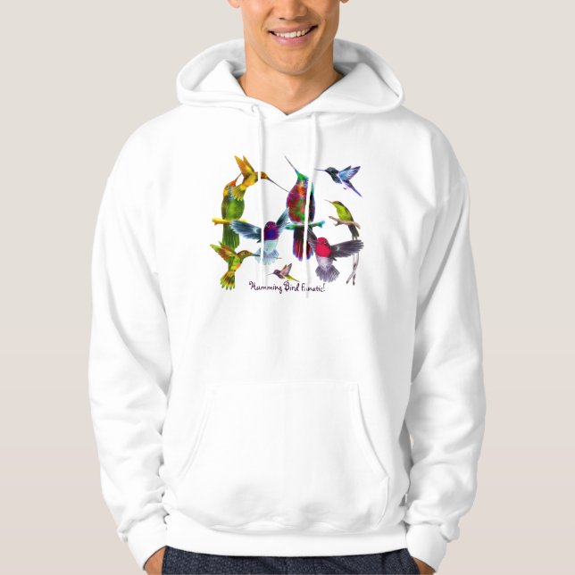 VOL HUMMING OISEAUX SWEAT - SHIRT À CAPUCHE AMUSAN (Devant)