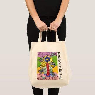 Vol yiddish de papillons Hamsa Tallit Sac