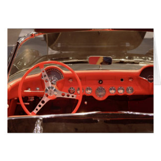 Volant 1956 et tiret de Chevrolet Corvette