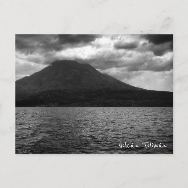 Volcán Tolimán in Guatemala Postkarte (Vorderseite)
