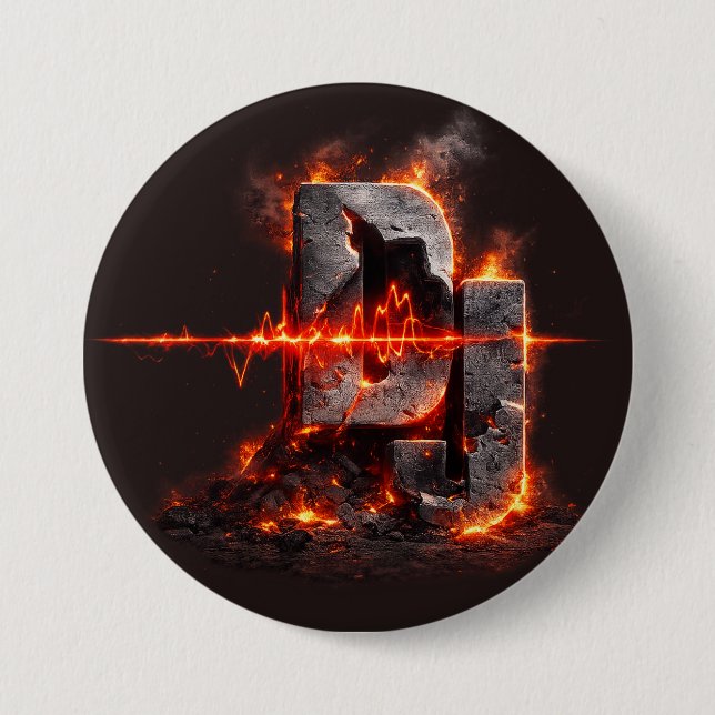 Volcanic Pulse DJ Button (Vorderseite)